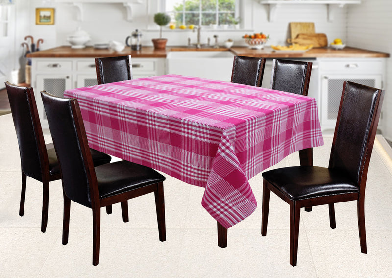 Cotton Track Dobby Rose 8 Seater Table Cloths Pack Of 1