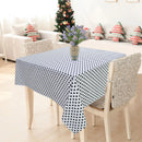 Cotton White Polka Dot 6 Seater Table Cloths Pack Of 1