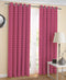 Cotton Pink Polka Dot 5ft Window Curtains Pack Of 2
