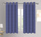Cotton Blue Polka Dot 7ft Door Curtains Pack Of 2