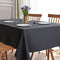 Cotton Solid Steel Grey 6 Seater Table Cloths Pack Of 1