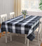 Cotton Dobby Black 6 Seater Table Cloths Pack Of 1