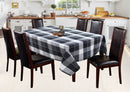 Cotton Dobby Black 4 Seater Table Cloths Pack Of 1