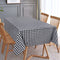 Cotton Gingham Check Black 4 Seater Table Cloths Pack Of 1