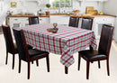 Cotton Lanfranki Red Check Table Cloths Pack Of 1 - (2 to 8 Seaters)