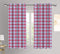 Cotton Lanfranki Red Long 9ft Door Curtains Pack Of 2