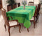 Cotton 4 Way Dobby Green 4 Seater Table Cloths Pack Of 1