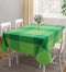 Cotton 4 Way Dobby Green 2 Seater Table Cloths Pack Of 1