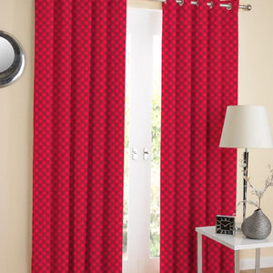 Cotton Buffalo Cross 7ft Door Curtains Pack Of 2 freeshipping - Airwill