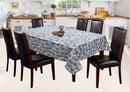 Cotton Single Leaf Black 4 Seater Table Cloths Pack Of 1