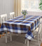 Cotton Dobby Blue 2 Seater Table Cloths Pack Of 1