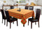 Cotton Iran Check Orange 2 Seater Table Cloths Pack Of 1