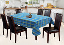 Cotton Iran Check Blue 2 Seater Table Cloths Pack Of 1