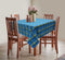 Cotton Iran Check Blue 8 Seater Table Cloths Pack Of 1