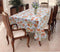 Cotton Orange Flower Table Cloths Pack Of 1 - (2 to 8 Seaters)