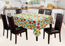 Cotton Green & Orange Floral 2 Seater Table Cloths Pack Of 1