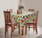 Cotton Green & Orange Floral 8 Seater Table Cloths Pack Of 1