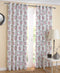 Cotton Small Pink Rose 7ft Door Curtains Pack Of 2
