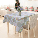 Cotton Check Flower 4 Seater Table Cloths Pack Of 1
