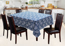 Cotton Blue Paislay 4 Seater Table Cloths Pack Of 1