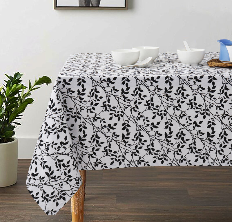 Cotton Small Leaf 2 Seater Table Cloths Pack Of 1