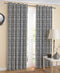 Cotton Grey Damask 5ft Window Curtains Pack Of 2