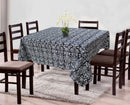 Cotton Grey Damask 8 Seater Table Cloths Pack Of 1