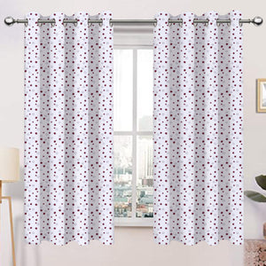 Cotton Ricco Star 5ft Window Curtains Pack Of 2
