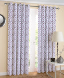 Cotton Ricco Star 7ft Door Curtains Pack Of 2