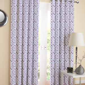 Cotton Ricco Star 7ft Door Curtains Pack Of 2