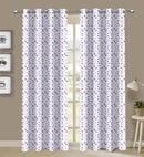 Cotton Ricco Star 5ft Window Curtains Pack Of 2