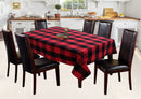 Cotton Xmas Check 2 Seater Table Cloths Pack Of 1