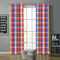 Cotton Adukalam Check Long 9ft Door Curtains Pack Of 2