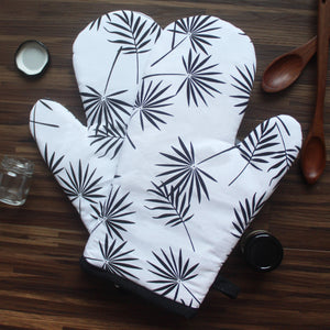 Cotton Neem Leaf Oven Gloves Pack Of 2 freeshipping - Airwill