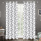 Cotton Neem Leaf 5ft Window Curtains Pack Of 2