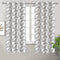 Cotton Wings Leaf 7ft Door Curtains Pack Of 2