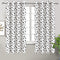 Cotton White Heart 7ft Door Curtains Pack Of 2