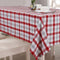 Cotton Lanfranki Red Check 6 Seater Table Cloths Pack Of 1