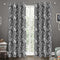 Cotton Black Zebra Long 9ft Door Curtains Pack Of 2