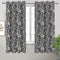 Cotton Black Zebra 7ft Door Curtains Pack Of 2