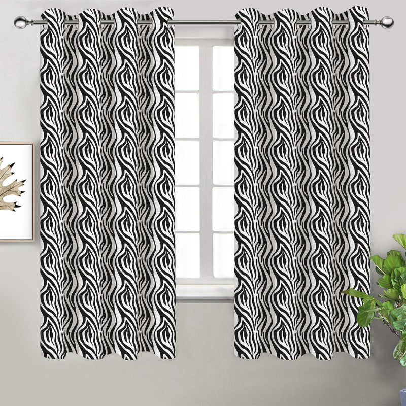 Cotton Tree Cave 7ft Door Curtains Pack Of 2