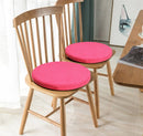 Cotton Round Shaped Chair Cushions / Chair Pad / Seat Cushions  - Pack Of 2