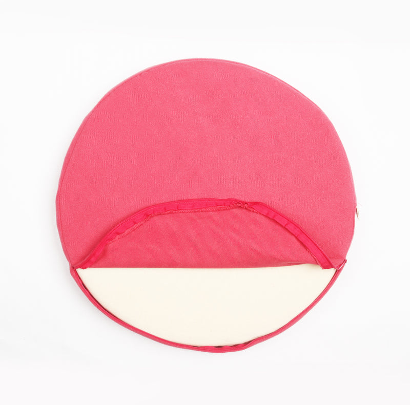 Cotton Round Shaped Chair Cushions / Chair Pad / Seat Cushions  - Pack Of 2