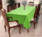 Cotton Solid Apple Green 4 Seater Table Cloths Pack Of 1