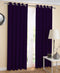 Cotton Solid Violet 7ft Door Curtains Pack Of 2