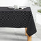 Cotton Black Polka Dot 8 Seater Table Cloths Pack Of 1