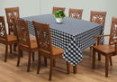 Cotton Gingham Check Black 4 Seater Table Cloths Pack Of 1