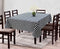 Cotton Gingham Check Black 4 Seater Table Cloths Pack Of 1