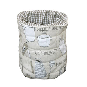 Cotton Kitchen Set Printed Beige Fruit Basket Pack Of 1 freeshipping - Airwill
