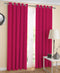 Cotton Solid Rose 5ft Window Curtains Pack Of 2